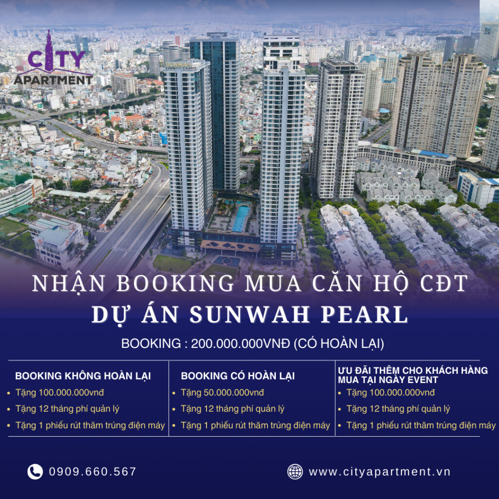 Chính sách bán căn hộ CĐT Sunwah Pearl cập nhật mới nhất